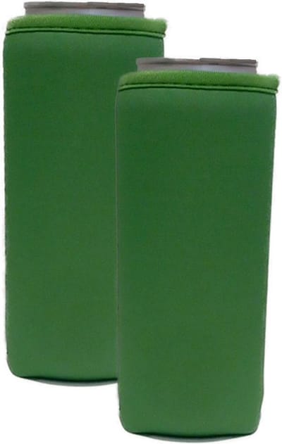 Eizook 2 st. Koelhoud blik hoes 50cl - Groen - blik koelhoudhoes