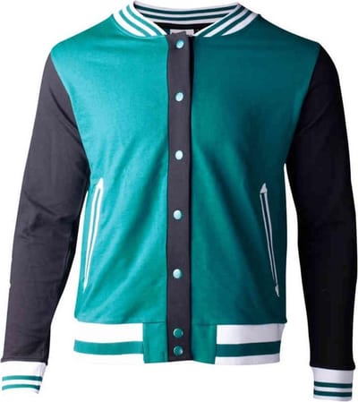 Rick And Morty Varsity jacket -2XL- Space Travel Groen/Zwart