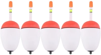 Dailygoods- Vissersdobber 5PCS - EVA Drijvende Float - Lichtgevende Drijver - Nachtvissen Accessoires - Duurzaam Foam - Sterke Elasticiteit - Visfloat