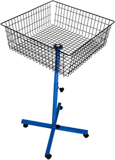 Ballenstandaard Tafeltennis - Ballenbak Verzamelbak - Efficiënte Training - Verstelbare Hoogte - 42x42x0.1 cm
