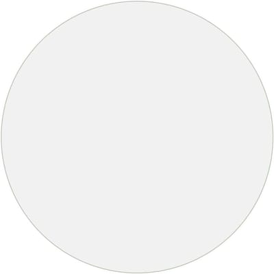 Tafelbeschermer Rond - Beschermhoes Plastic - Tafel Beschermen - Krasbestendig Waterdicht - Diameter 110 cm - Transparant