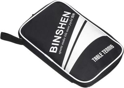 Ping Pong Paddle Case - Tafeltennis Racket Tas - Sport Accessoires Opbergen - Zachte Beschermhoes - 1 Stuk - Zwart