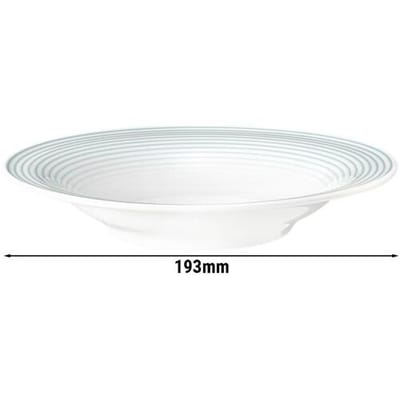 (6 stuks) SELTMANN WEIDEN Salade bord - Ø 190mm - Arctisch blauw Wit / Blauw