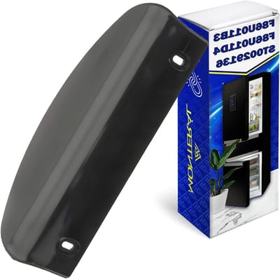 Deurgreep Koelkast - Koelkast Handvat - Vervanging Onderdeel - Originele Codes Compatibel - 20 x 2.5 cm - Zwart