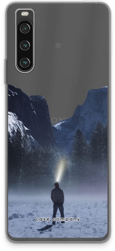 Case Company® - Hoesje geschikt voor Sony Xperia 10 IV hoesje - Wanderlust - Soft Cover Telefoonhoesje - Bescherming aan alle Kanten en Schermrand