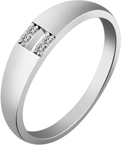 AKZENT Akzent Dames Ring "Jorunn" aus 925 Sterlingzilver, gerhodineerd, duurzaam, Gr.
