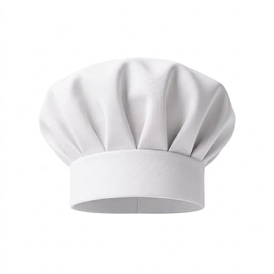 Tavas Cooker Koksmuts voor volwassenen verstelbaar met klittenband | Wit