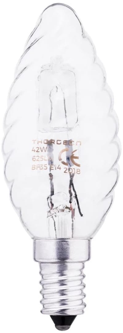 Thorgeon E14 Halogeen Kaarslamp | 42W 2700K 625LM 240V | Dimbaar