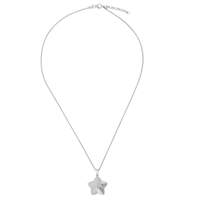 Orphelia 'Ilona' Dames 925 Sterling Zilveren Ketting met Hanger - Zilver ZH-7331