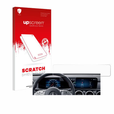 upscreen - Screenprotector voor Mercedes-Benz GLA 2020 Display Widescreen-Version - Folie Beschermfolie transparant