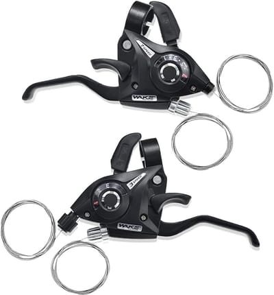 Schakelset Fiets 3x7 of 3x8 Versnellingen Inclusief Remhendels voor Mountainbike en Vouwfiets