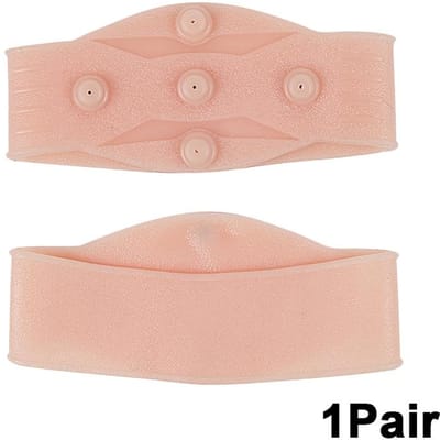 2 Stuks Magnetische Therapie Knieband, Kniepijn Verlichting Ondersteunende Brace Wandelen, Basketbal, Hardlopen, Tennis, Tendinitis, Volleybal & Squats beige