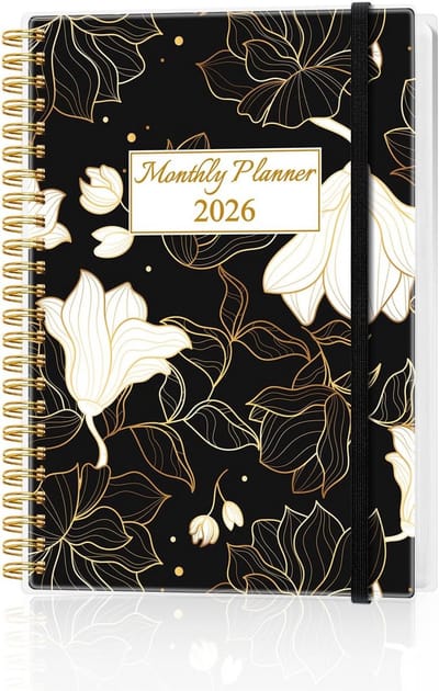 Grote Maandplanner 2025-2026 met Zakje en Elastiek