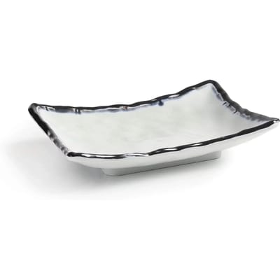 Rechthoekig melamine dienblad Lacor Sea 18x13,2x3,5 cm