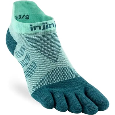 INJINJI | Womens Ultra Run No-Show Glacier (Maat - M-L) | Teensokken