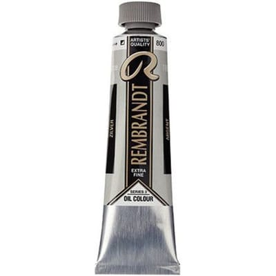 Rembrandt Olieverf Tube 40 ml Zilver 800
