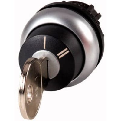 Eaton 228026 M22-WRS-X95 Sleutelknop Kunststof frontring Sleutel Zwart Sleutel-ontgrendeling 1 stuk(s) Piece