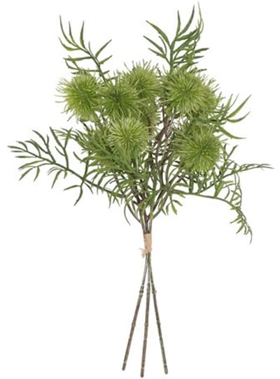 Countryfield Kastanje Castanea Kunstbundel 3 Stuks 33 cm – Groen – Decoratieve Kunsttakken