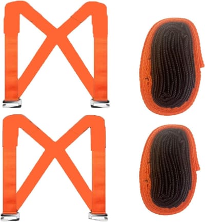Verstelbare verhuisriemen voor het tillen van meubels, zware objecten en matrassen - 2-pack ergonomische draagbanden voor eenvoudig verhuizen
