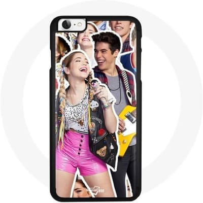 Coque Maniacase pour Iphone SE Poursuis Tes Rêves Mía Cáceres et Álvaro Paz zwart