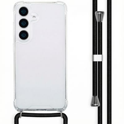 imoshion Hoesje - Geschikt voor Samsung Galaxy S25 - Backcover met koord - Zwart