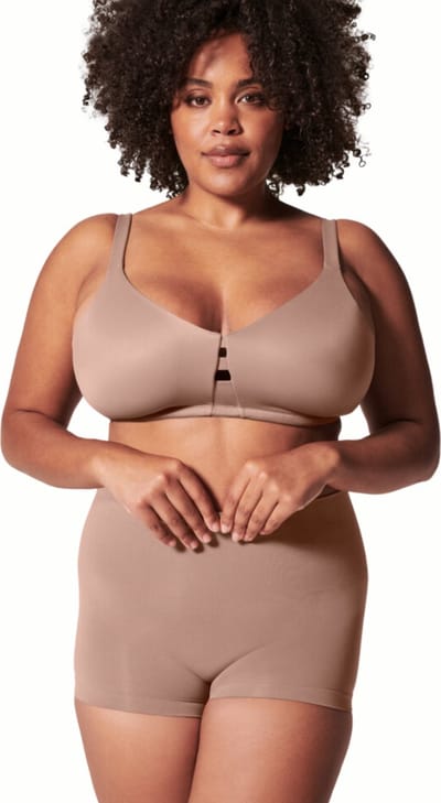 SPANXshape™ ExtraOrdinary Boyshort - Kleur Dark Nude (Cafe au Lait) - Maat M