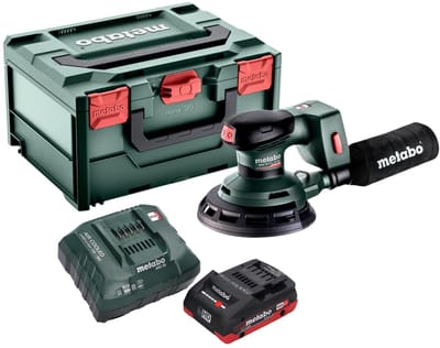 Metabo SXA 18 LTX 150 BL Accuschuurmachine 18 V 150 mm borstelloos + 1x LiHD accu 4.0 Ah + lader + metaBOX
