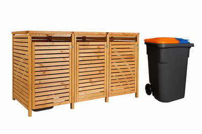 Container Ombouw voor Duobak - 3 Containers