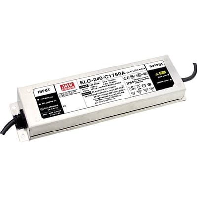 MEAN WELL ELG-240-C2100DA-3Y LED-driver Constante stroomsterkte 241.5 W 2100 mA 57 - 115 V/DC Dali, Montage op ontvlambare oppervlakken, Geschikt voor