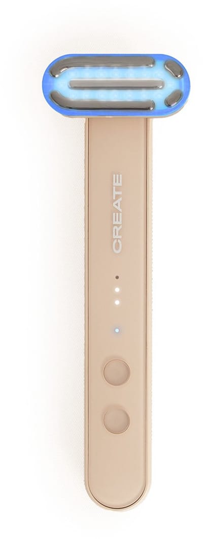 CREATE - 4-in-1 LED-gezichtswand met EMS-technologie - Zand - SKINCARE LED WAND 4 in 1