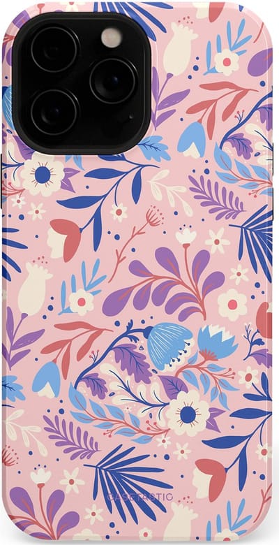Casetastic Hoesje Geschikt voor Apple iPhone 13 Pro Max Magsafe - Stijlvolle Beschermende Duo-layer Case - Bloeispel