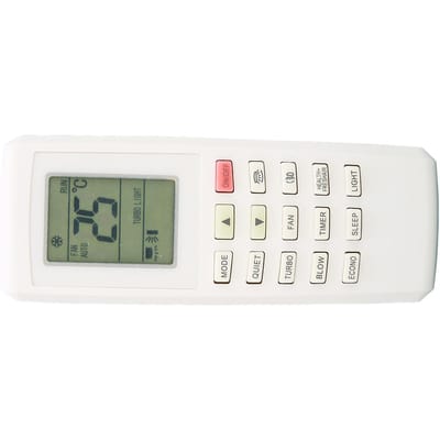 Télécommande Universelle de Remplacement Résistante à l'Usure Télécommande de Climatisation pour Gree YVOFB5 gray