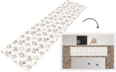 Keukenloper - Loper keuken - Koala - Dieren - Quote - Patroon - 200x50 cm - Keukenloper vinyl