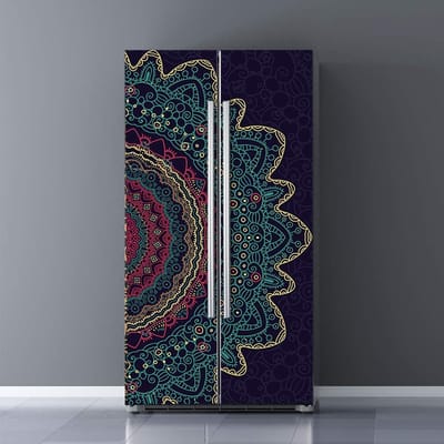 Dailygoody - Moderne 3D Vinyl Deursticker - Zelfklevend en Verwijderbaar - 82x200cm - Thuisdecoratie - Creatieve wandversiering - Geschikt voor Elk i