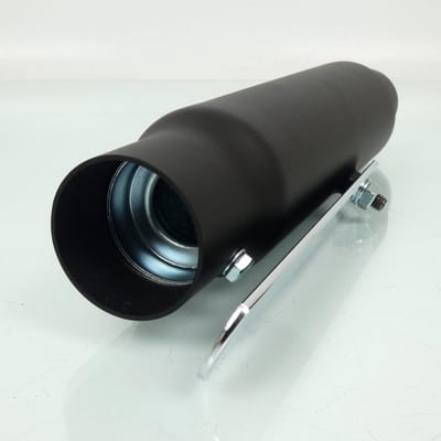 geluiddemper generiek shorty zwart mat lengte 300mm voor motorfiets nieuw