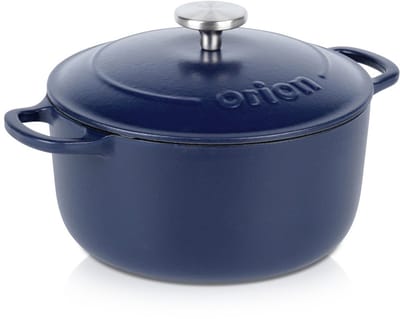 Kookpan met Deksel Gietijzeren Geëmailleerde LITINA 22 cm, 3,3 l - Kookpot - Soeppan
