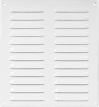 Luchtrooster met Insectenbescherming voor HVAC - Ideaal voor Plafond en Zijwand (26 x 28 cm, Wit)