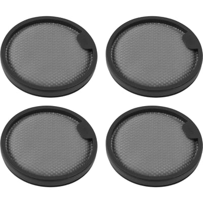 4PCS Écran de filtre d'aspirateur de remplacement Accessoires d'aspirateur Pièces de rechange pratiques pour Dreame T10 T20 T30 black