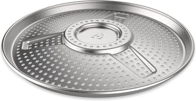 Solo Stove Ranger Pellet Adapter, Pelletbrander voor Ranger Vuurkorf | Accessoire voor Outdoor Fire Pit, Inzetstuk voor het branden van pellets, Veilig branden, Roestvrij staal, Diameter: 33,4 cm