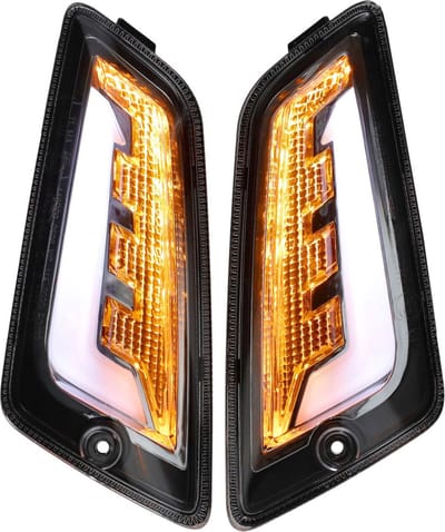 Knipperlichten LED Power1 Evo-2 Tube voorkant Vespa GTS light smoke