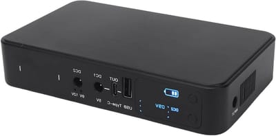 Noodstroom Batterij - UPS Backup - Apparaten Zekerstellen - 0 Seconden Schakelen - 18000mAh Capaciteit - Zwart