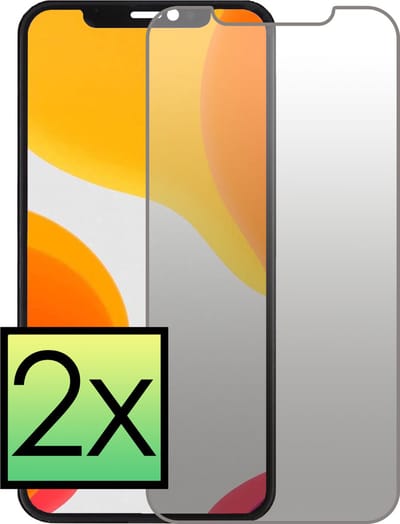 Screenprotector - 2 Stuks - Geschikt voor Apple iPhone X - Privacy Filter - Beschermglas - Gehard Glas - Tempered Glass - Screen Protector - Anti Spy - Full Display Cover