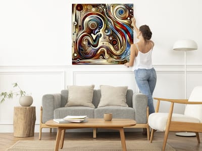 Kunstprint | Wanddecoratie | Dibond | 30 × 30 cm