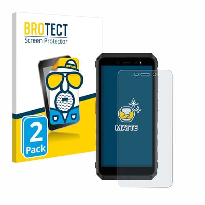 BROTECT - Screenprotector voor Ulefone Power Armor X11 Pro - Folie Beschermfolie matte 2 Stuks