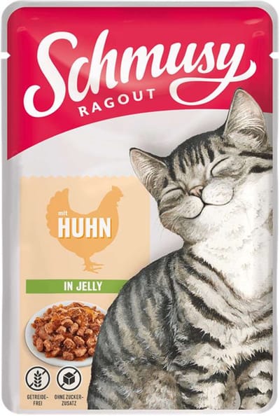 Schmusy - Ragoutzak 22x100g - Kip in gelei