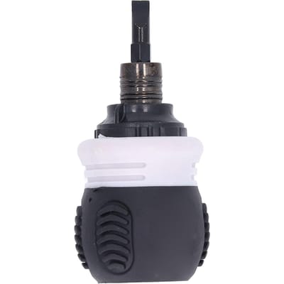 Ratel Schroevendraaier Mini Magnetisch Kruiskop Sleuf 2 in 1 Chroom Vanadium Staal Hardware Grijs white