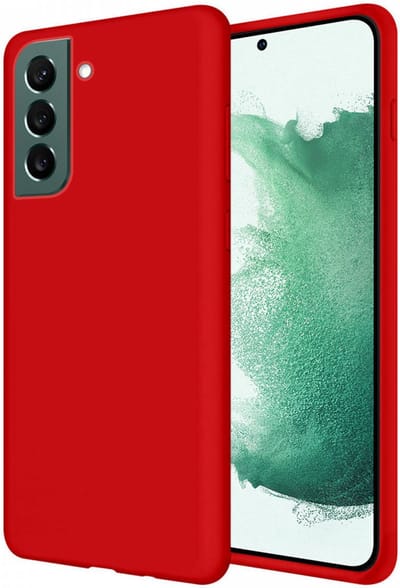 Siliconen Hoesje Geschikt voor Samsung Galaxy S22 Plus | Flexibel | Dun | Zacht | Back Cover Rood