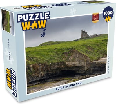 Puzzel Ruïne in Ierland - Legpuzzel - Puzzel 1000 stukjes volwassenen
