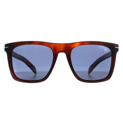 David Beckham Zonnebril 7000/s Heren Cat.3 Vierkant Bruin/blauw