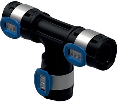 Geberit Flowfit T-Koppeling Gelijkvormig - 16x16x16mm